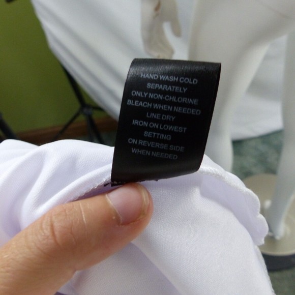 Row A Floral Wrap Dress Size Size L White Ruffle Spaghetti Strap - Picture 4 of 12